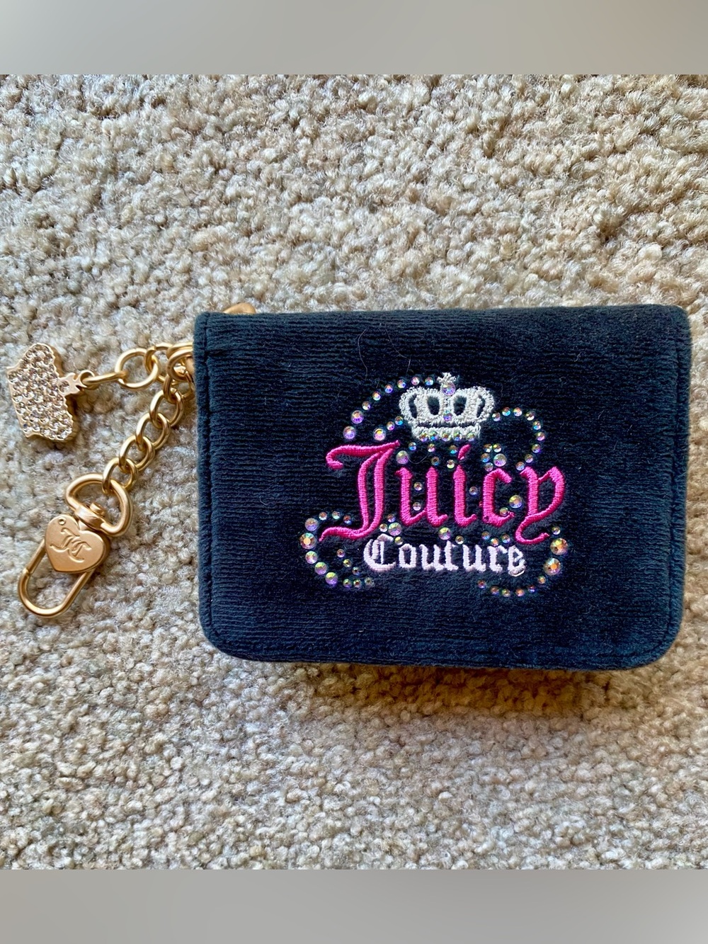 Vintage Juicy Couture Black Velour
Card Wallet